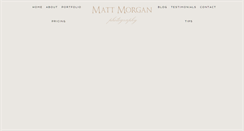 Desktop Screenshot of mattmorganphotography.ca